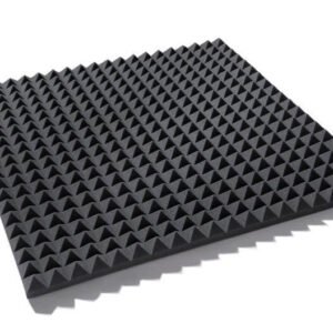 Acoustic Foam PIRAMIDĖS-L – Pyramid Sound Absorption Panel (1000×1000×70 mm)