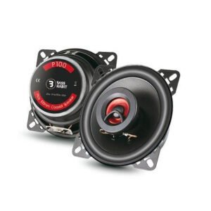 Bass Habit P100 – 4″ 2-Way Coaxial Car Speakers | 80W Peak Power